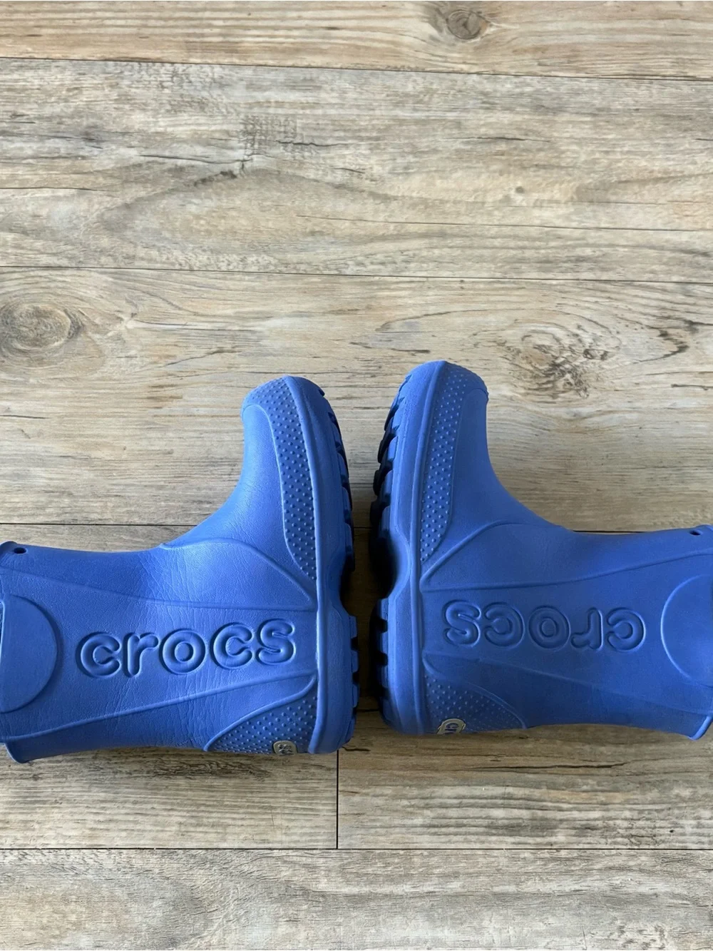 Crocs Kids Handle It Rain Boots In Blue Size 8